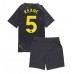 Maillot de foot Everton Michael Keane #5 Extérieur vêtements enfant 2024-25 Manches Courtes (+ pantalon court)